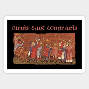 Omnia sunt communia Sticker